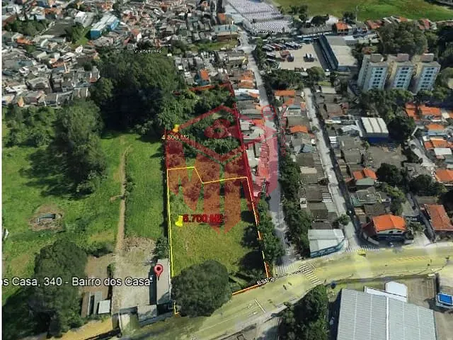 Terreno com 10267m², à venda ou para alugar, no bairro Bairro dos Casa em São Bernardo do Campo