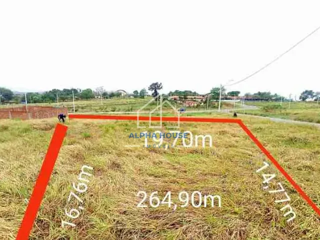 Terreno com 264m², à venda, no bairro Campinas em Pindamonhangaba