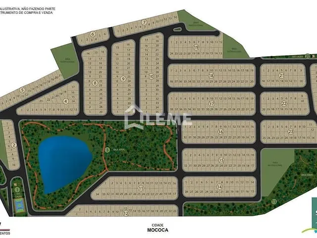 Terreno com 250m², à venda, no bairro Jardim Lago dos Ipês  em Mococa