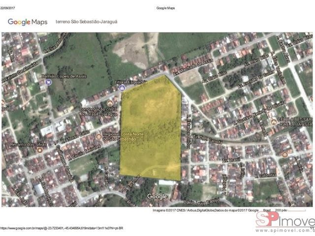 Terreno com 70715m², à venda, no bairro Jaraguá em São Sebastião