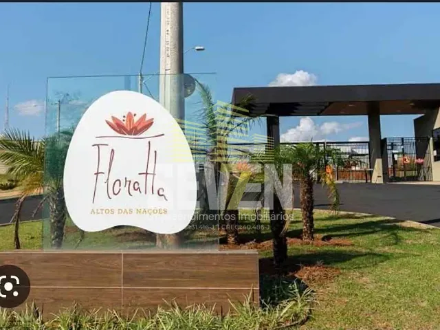 Terreno com 322m², à venda, no bairro Residencial Floratta Nações em Bauru