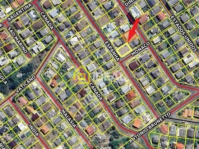 Terreno com 304m², à venda, no bairro Nações em Concórdia