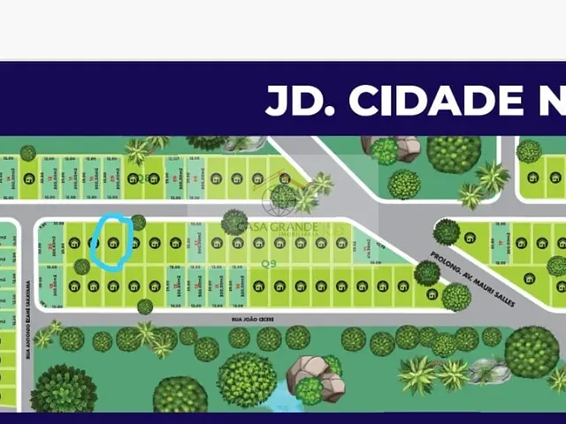 Terreno com 300m², à venda, no bairro Jardim Nobre em Rolândia