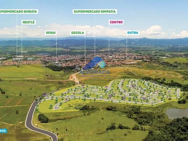 Terreno com 330m², à venda, no bairro Borda da Mata em Caçapava
