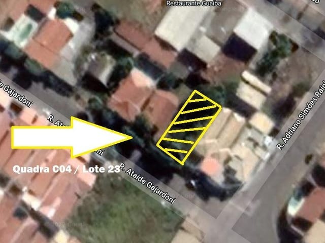 Terreno com 250m², à venda, no bairro Residencial Portal da Pérola II em Birigui