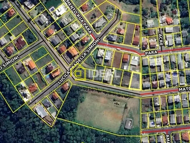 Terreno com 480m², à venda, no bairro Estados em Concórdia