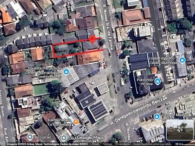 Terreno com 607m², à venda, no bairro Capão da Imbuia em Curitiba