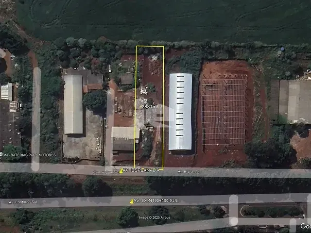 Terreno com 2881m², à venda, no bairro Parque Industrial Cafezal em Rolândia
