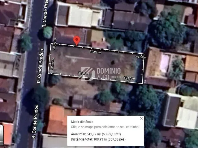 Terreno com 540m², à venda, no bairro Nossa Senhora da Abadia em Uberaba