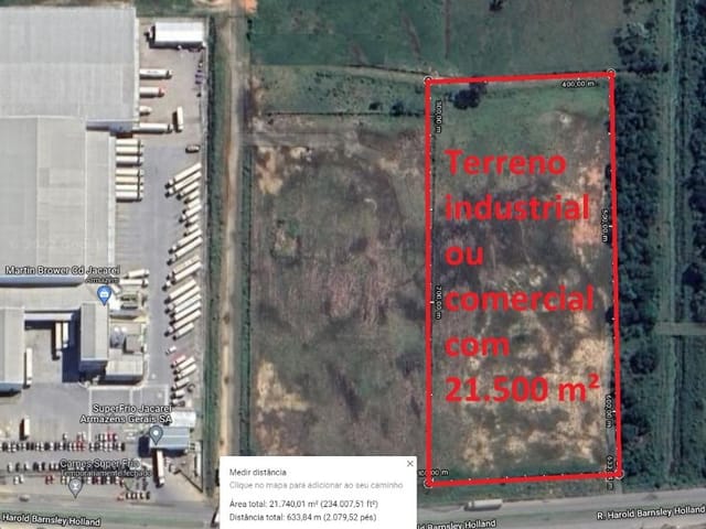 Foto do Terreno - Terreno Industrial ou Comercial com 21500 m² por R$ 8.500.000 - Polo Industrial Automotivo - Jacareí/SP | RUSSI IMÓVEIS