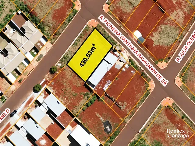 Terreno com 431m², à venda, no bairro Jardim Novo Paulista em Maringá