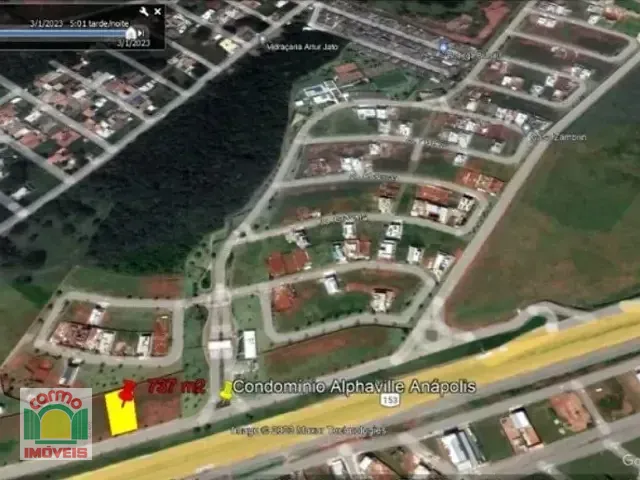 Terreno com 737m², à venda, no bairro Condomínio Alphaville Anápolis em Anápolis