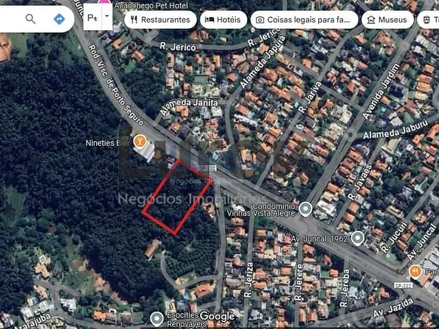 Terreno com 2600m², à venda, no bairro Vista Alegre em Vinhedo
