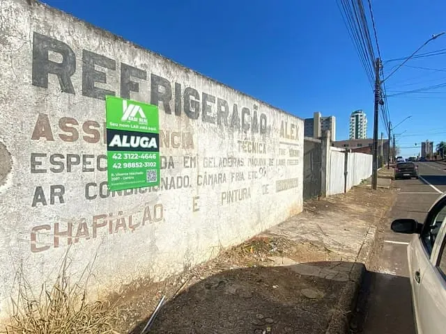 Terreno com 760m², à venda ou para alugar, no bairro Centro em Guarapuava