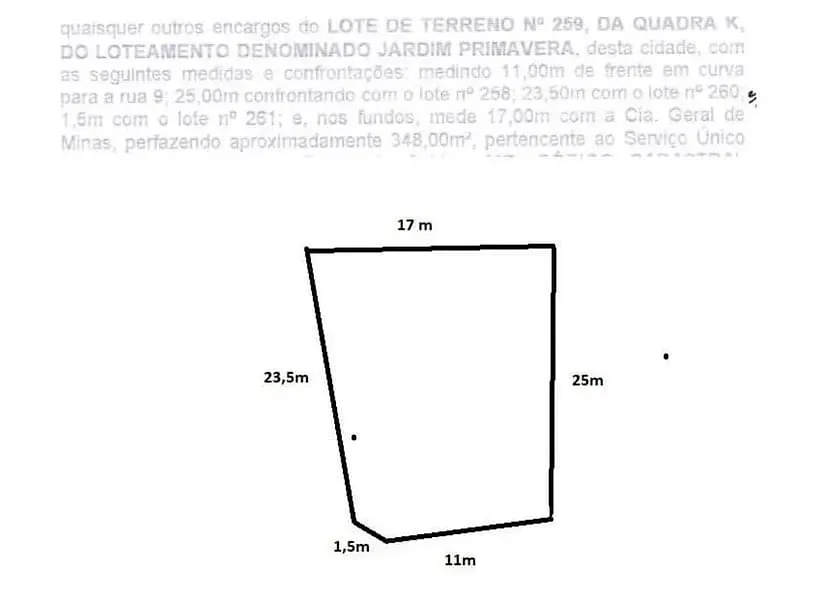 Terreno, 348 m² - Foto 2