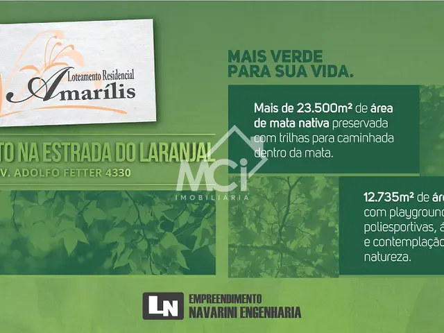 Terreno à venda, no bairro Laranjal em Pelotas