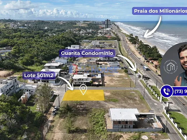 Terreno com 501m², à venda, no bairro Nossa Senhora da Vitória em Ilhéus