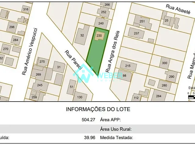 Terreno com 504m², à venda, no bairro São Jorge em Novo Hamburgo
