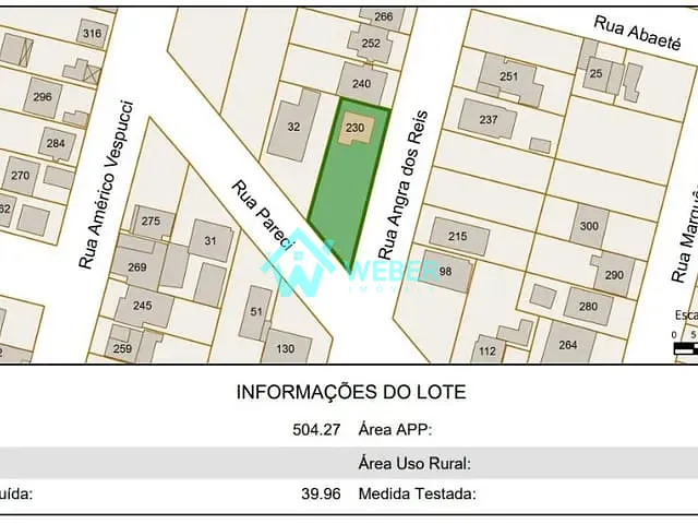 Terreno com 504m², à venda, no bairro São Jorge em Novo Hamburgo