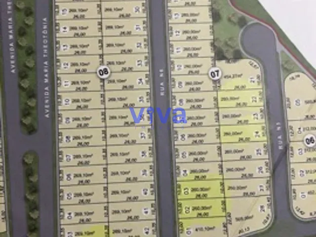 Terreno com 260m², à venda, no bairro Estância Vargem Bonita em Senador Canedo