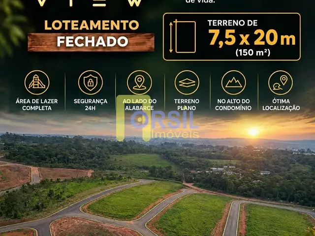 Terreno com 150m², à venda, no bairro Porteira Preta em Mogi das Cruzes