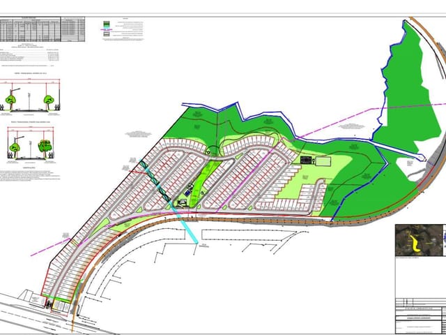 Terreno com 343m², à venda, no bairro Jardim Carvalho em Ponta Grossa