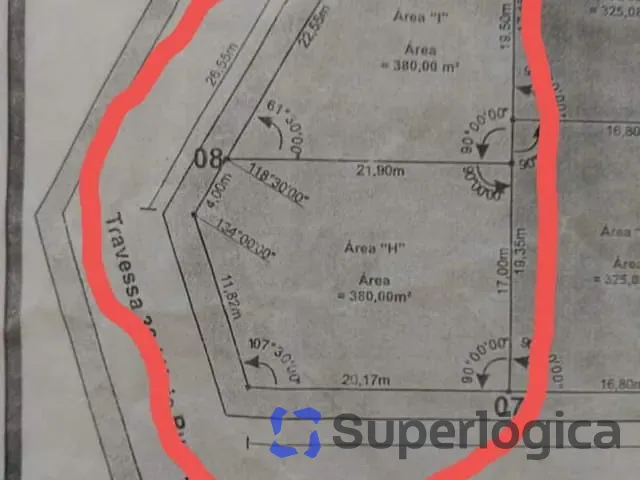 Terreno com 380m², à venda, no bairro Areias em Camboriú