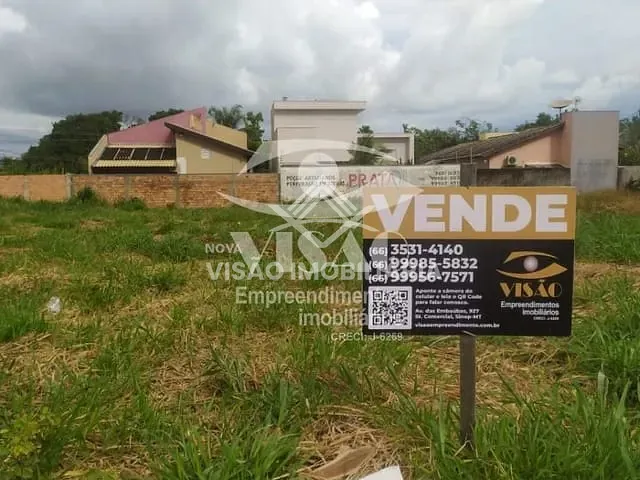 Terreno com 420m², à venda, no bairro Residencial Florença em Sinop