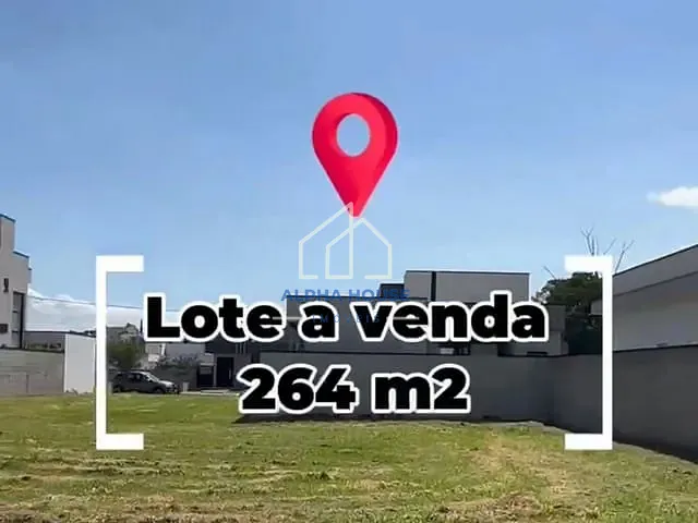 Terreno com 264m², à venda, no bairro Parque das Nações em Pindamonhangaba