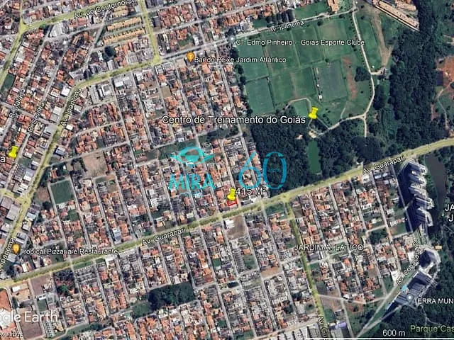 Terreno com 415m², à venda, no bairro Jardim Atlântico em Goiânia