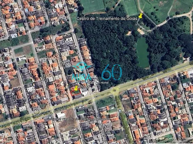 Terreno com 420m², à venda, no bairro Jardim Atlântico em Goiânia