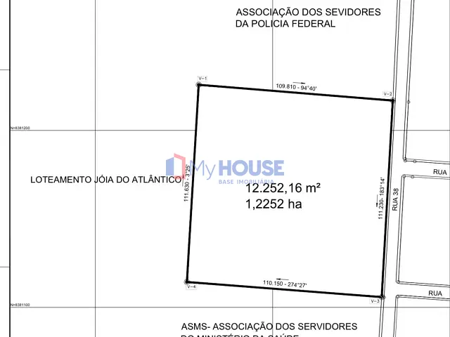 Terreno com 12252m², à venda, no bairro JOIA DO ATLANTICO em Ilhéus