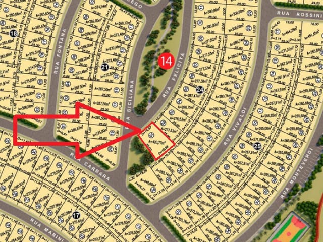 Terreno com 420m², à venda, no bairro Distrito Agroindustrial em Senador Canedo
