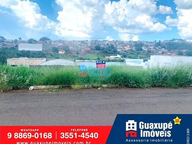 Terreno com 250m², à venda, no bairro Jardim Aeroporto em GUAXUPÉ