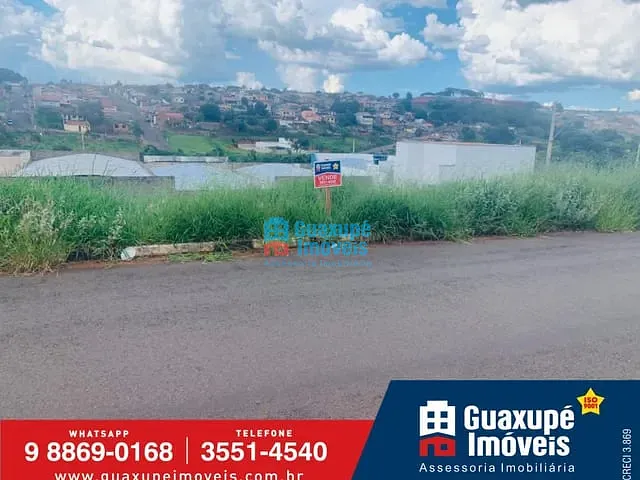 Terreno com 250m², à venda, no bairro Jardim Aeroporto em GUAXUPÉ