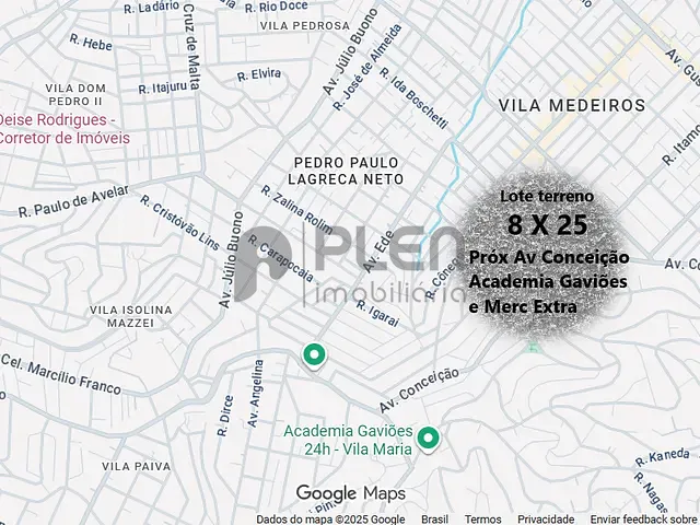 Terreno com 200m², à venda, no bairro Vila Medeiros em São Paulo