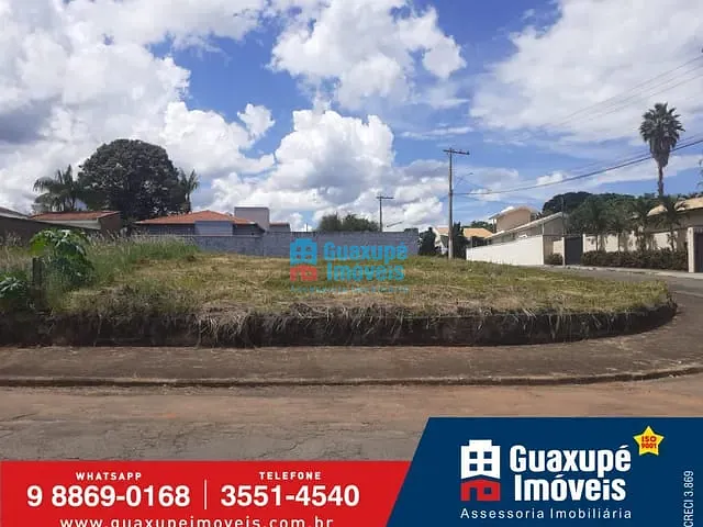 Terreno com 529m², à venda, no bairro NOVA GUAXUPÉ em GUAXUPÉ