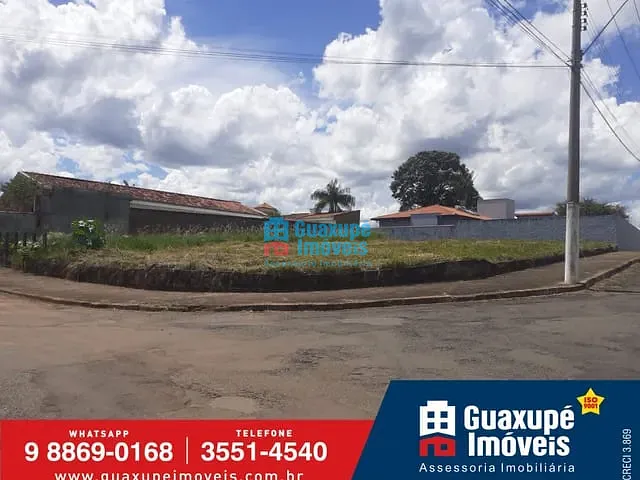Terreno com 529m², à venda, no bairro NOVA GUAXUPÉ em GUAXUPÉ
