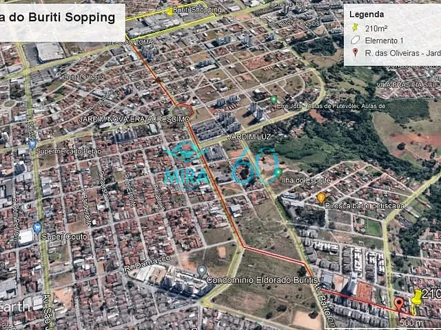 Terreno com 210m², à venda, no bairro Jardim Maria Inês em Aparecida de Goiânia