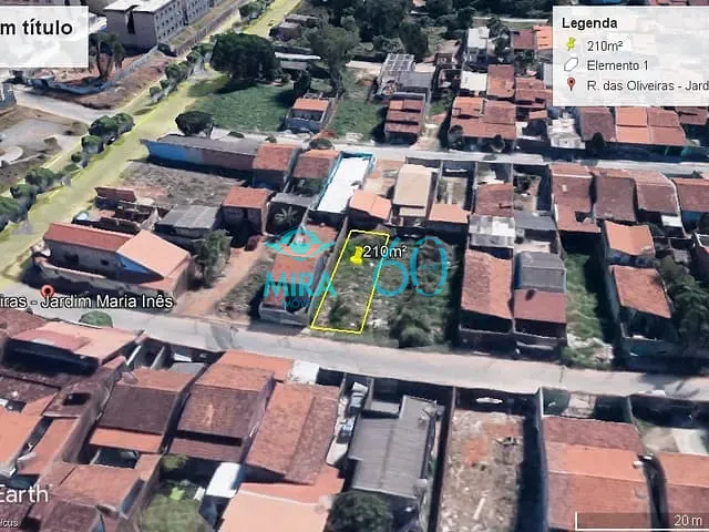 Terreno com 210m², à venda, no bairro Jardim Maria Inês em Aparecida de Goiânia
