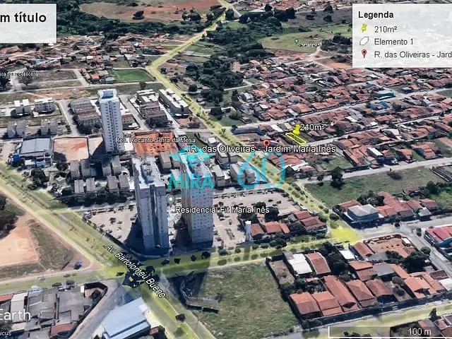 Terreno com 210m², à venda, no bairro Jardim Maria Inês em Aparecida de Goiânia