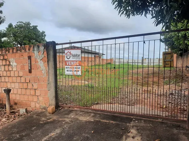 Terreno com 582m², à venda, no bairro Jardim Amazonia em Sorriso
