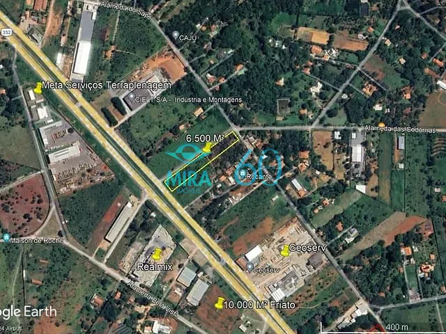 Terreno com 6591m², à venda, no bairro Estância Vargem Bonita em Senador Canedo