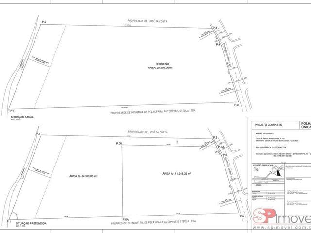 Terreno com 14260m², à venda, no bairro Vila Nova Bonsucesso em Guarulhos