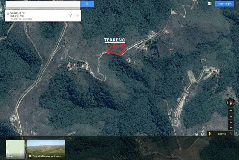 Terreno à venda,20 mil metros quadrados, 50% plano e 50% relevo 9 km de ótima estrada de terra. Escritura e registro. Centro, Sabará, MG miniatura 16