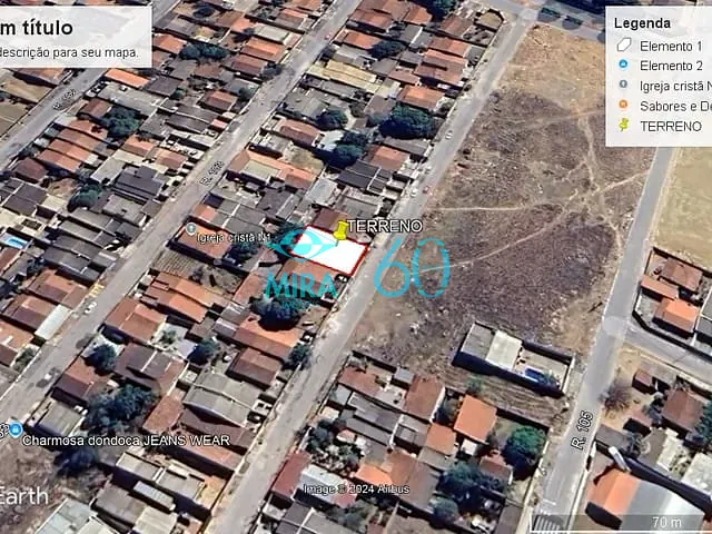 Terreno com 380m², à venda, no bairro Jardim Tropical em Aparecida de Goiânia