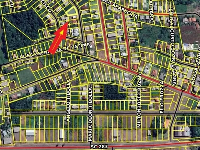 Terreno com 560m², à venda, no bairro Santo Antônio em Concórdia