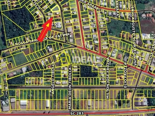 Terreno com 560m², à venda, no bairro Santo Antônio em Concórdia
