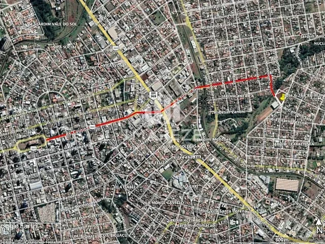 Terreno com 6269m², à venda, no bairro Jardim Ponta Grossa em Apucarana