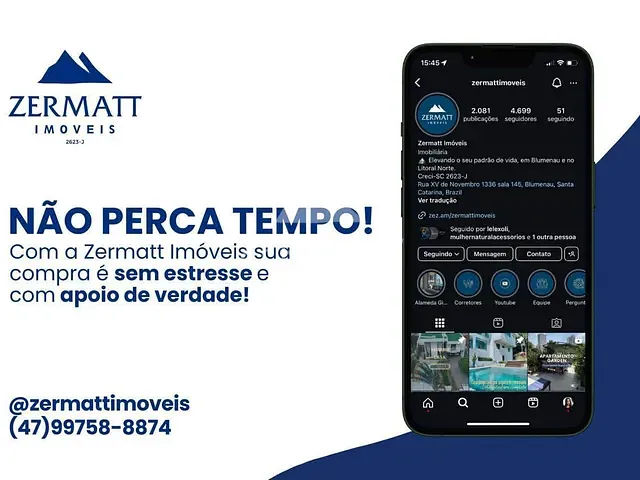 Terreno com 3349m², à venda, no bairro Salto Weissbach em Blumenau